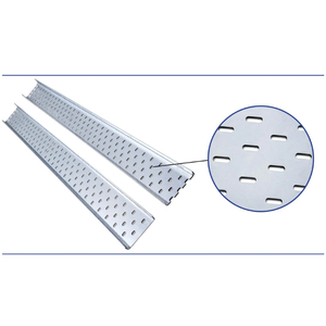 Bandeja Portacables Perforada de Alta Resistencia, Sistema de Gestión de Cables de Acero Galvanizado para Cableado Eléctrico Industrial y Edificios Comerciales - Product Image 6