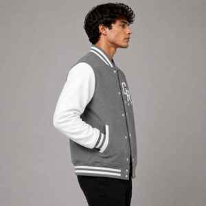 High Quality Men's Letterman Varsity <b>Jacket</b> Wool Body Genuine Wool Sleeves Winter Wear <b>Smart</b> Stylish <b>Jacket</b> OEM - Product Image 3