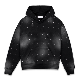Contemporary Unisex <b>Studded</b> Streetwear Hoodie Custom Color Custom Design Winter OEM <b>Clothing</b> Supplier - Product Image 2