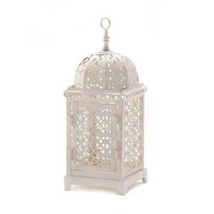 Set of 2 Black Metal Lanterns with <b>Tree</b> Design and Gold Interior Elegant <b>Outdoor</b> Candle Holders <b>Lighting</b> Decor Use Lantern - Product Image 6