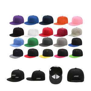 Wholesale <b>Flat</b> Brim Baseball Cap Waterproof Cotton Snapback <b>Hat</b> Custom Design - Product Image 1