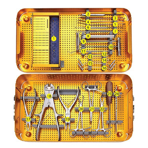 Kit de plaques de fixation pour membres inférieurs, kit de fixation osseuse pour membres supérieurs, système de plaques de fixation orthopédiques, kit chirurgical de fixation des fractures - Product Image 1