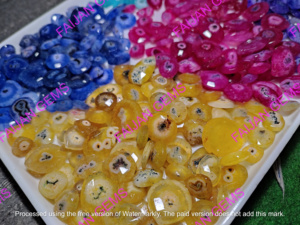 Piedras Preciosas de Cuarzo Solar Natural en Tendencia, Cabujones Sueltos de Diferentes Formas, Último Diseño para la Creación de Joyas y Colgantes, FAIJAN GEMS - Product Image 4