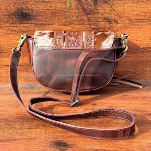 Nueva colección de bolsos de mano de piel de vaca Bohemia para mujer - Product Image 3