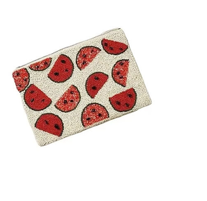 Floral Design Colorful Seed Beads Embroidered Coin Bag custom <b>kids</b> birthday gifts unique coin purse - Product Image 3