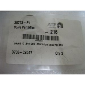3 AMAT 3700-02047 Sello de junta tórica, 75 Duro Marrón, 0.546 - Equipo y piezas de semiconductores de confianza de la marca global legada - Product Image 3