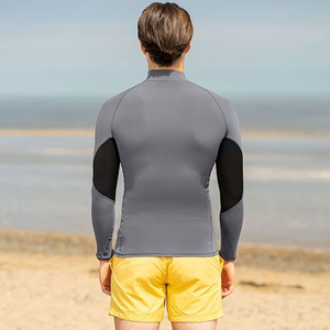 Professional <b>Men's</b> Adult Rash Guards <b>Compression</b> Fit Lightweight Spandex/Polyester Eco-Friendly Breathable Quick Dry Sublimation - Product Image 3