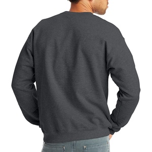 Sweat-shirt en molleton pour homme, 100 % coton, col rond, coupe classique, manches classiques, séchage rapide, avec logo frontal, poids du tissu 380 g - Product Image 5