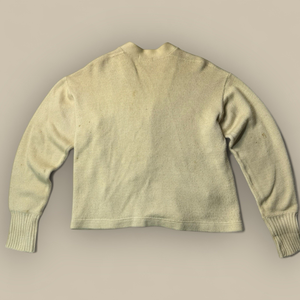 Nouvelle arrivée : cardigan décontracté pour femme, en tricot fin, manches longues, style varsity, pour l'hiver. - Product Image 1