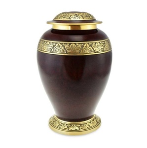 Pequeña Urna Funeraria de Metal para Adultos, Tapa Roscada Segura, Diseño Moderno y Elegante, Construcción Duradera para Guardar Cenizas de Cremación de Forma Segura - Product Image 1