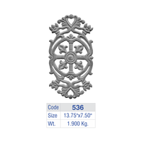 Médaillon de balustrade baroque en fonte pour clôture, garde-corps d'escalier de villa de luxe, grille de terrasse - Fournisseur
