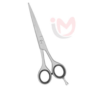 Ciseaux de coiffure professionnels en acier inoxydable de 6 pouces pour droitiers, ciseaux de barbier, outil de coupe de cheveux à bord rasoir pour salon - Product Image 4
