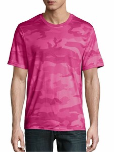 Camiseta de Manga Corta con Estampado de Camuflaje para Hombre, Corte Ajustado, Cuello Redondo, Informal, Tejido de Punto, Transpirable, de Algodón - Product Image 4
