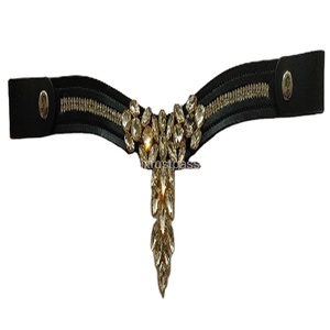 Banda decorativa de cuero para cejas, equipo de cuero de la mejor calidad, a precio de venta al por mayor, con botón de cierre a presión - Product Image 1