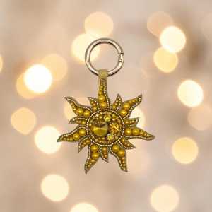 Llavero con Colgante de Bolso con Cuentas Brillantes Golden Sun - Product Image 2