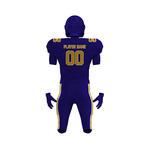 Tenues de football américain personnalisées pour l'hiver, design personnalisé, vêtements de sport confortables, 100% polyester, antibactérien, séchage rapide - Product Image 1