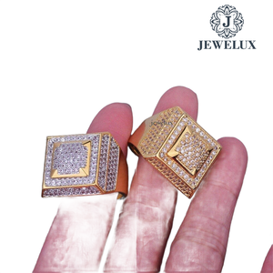 Bague unisexe plaquée or 14 carats certifiée IGI, best-seller, artisanat raffiné pour mariage, fiançailles, soirée, disponible à prix export. - Product Image 5