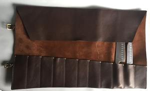 Nouveau design Sacs à dos en cuir Crazy Horse, sac de rangement portable pour couteaux de chef professionnels avec compartiments LKR-0341 - Product Image 3