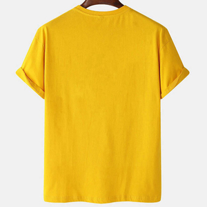 ผู้ผลิตเสื้อ OEM เสื้อยืดคอตตอนเจอร์ซีย์ 100% ทรงปกติ แขนสั้น คอกลม สำหรับผู้ชาย สวมใส่สบาย ระบายอากาศได้ดี แห้งเร็ว - Product Image 4