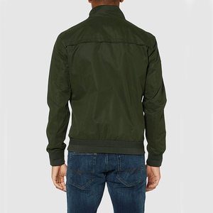 Blouson Bomber Léger Homme Tendance Entièrement Zippé avec Poignets Côtelés Coupe-Vent Décontracté pour Automne Printemps – Vente en Gros - Product Image 2
