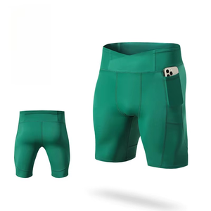 Custom Design <b>Compression</b> <b>Men</b> <b>Shorts</b> Quick Dry Breathable Athletic Comfortable New Arrival Solid Color Yoga <b>Shorts</b> - Product Image 5