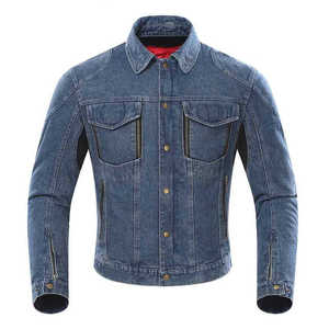 Chaqueta Vaquera Informal de Moda para Hombre, Estilo Moderno, Color Sólido, Ligera - Product Image 3