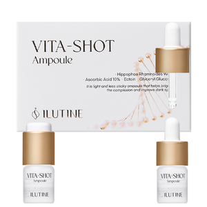 Ampolla Iluminadora, Blanqueadora y Antienvejecimiento con Ácido Hialurónico y Vitamina C para el Cuidado de Manchas Oscuras y Opacidad, Cuidado Facial Coreano de 2 Semanas - Product Image 1