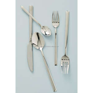 Ensemble de 4 couverts en métal avec logo personnalisé pour restaurants, hôtels, fournitures de restauration, utilisation pour la table. - Product Image 6