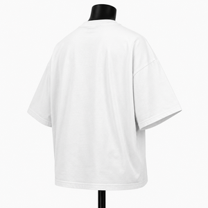Camiseta Blanca de Manga Corta para Hombre, Abraham Lincoln, Cuello Redondo, Corte Regular, 100% Poliéster Jersey, Diseño Color Block, 220g - Product Image 2