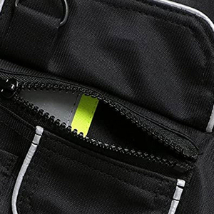 Men's Hi Visibility <b>Work</b> Safety Vest Breathable Quick Dry Reflective Multi-Pockets <b>Waterproof</b> Silk Screen Printed Best Selling - Product Image 5
