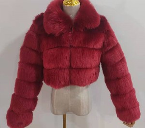 Blouson court matelassé pour femme, nouvelle collection hiver 2026, col en fourrure haut de gamme, élégant et personnalisable, en stock - Product Image 5