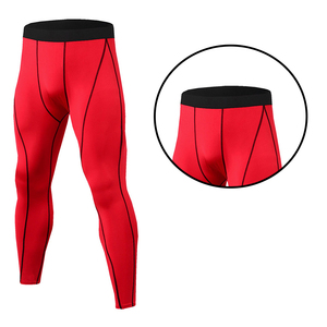 Shorts de compression pour hommes, nouvelle collection, pour la gym et la course, avec poche, taille élastique, vente en gros OEM - Product Image 5