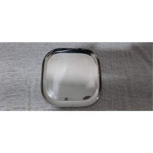 Bandeja Redonda Minimalista de Metal con Acabado Espejo para Servir, Plato para Mesa de Centro - Bandeja de Acero Inoxidable para Bebidas, para Bar, Cocina y Bodas - Product Image 3