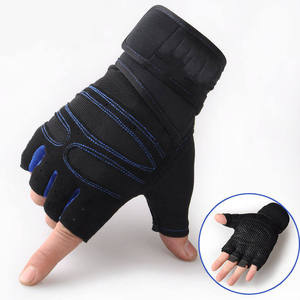 Full Finger Cycling <b>Gloves</b> <b>Red</b> Breathable Polyester Men Summer Pull On Closure - Product Image 5