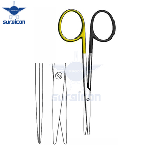 Ciseaux chirurgicaux Baby-Metzenbaum 11,5 cm / 4-1/2 pouces, lame droite dentelée Super Cut TC, acier inoxydable de qualité supérieure - Product Image 3