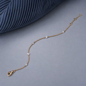 Wholesale S925 Sterling Silver Round Brilliant Cut Moissanite Chain <b>Bracelet</b> OEM ODM Custom Fine Jewelry for Women Gift - Product Image 3