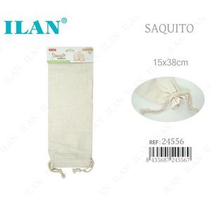 Bolsa de Algodón con Cordón Ilan Saquito 15x38cm para Almacenamiento - Product Image 1
