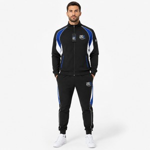 Ensemble de survêtement décontracté pour homme de haute qualité, 100 % coton écologique, avec sweat à capuche et pantalon de jogging, idéal pour l'OEM - Product Image 1