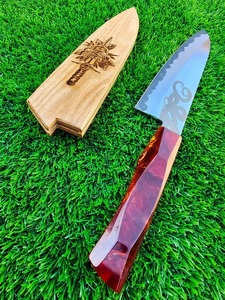 Cuchillo de Chef Forjado a Medida, Cuchillo de Cocina Premium con Mango de Resina y Hoja Afilada como una Navaja, para Preparación de Alimentos - Product Image 5
