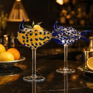 Verres à cocktail transparents en borosilicate faits à la main de 330 ml, sans plomb, coupe Martini, verres à margarita, verrerie de bar réutilisable en gros - Product Image 3