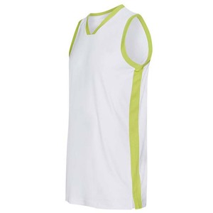 V <b>Neck</b> Sportswear Basketball Jersey Shirts Sleeveless Polyester Material Sublimation Printing - Product Image 2