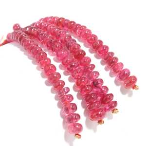 Cuentas Redondas Lisas de Espinela Roja Natural al por Mayor, 3-6mm, Hilo de Piedras Preciosas Sueltas de 6cm, Mini Hilera para Fabricación de Joyería Fina - Product Image 3