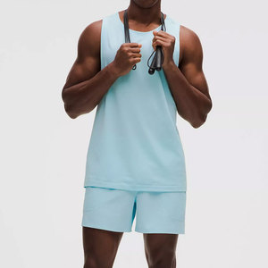 Custom Color Factory Price Loose Design Quick Dry Sleeveless <b>Stringer</b> Longline Jersey Vintage Quick Dry Cotton Tank Top Men's - Product Image 2