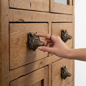 Poignées de meubles industrielles en forme d'animaux pour armoires, commodes, portes et décoration de maison/bureau - Product Image 2