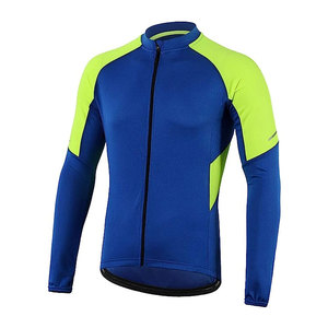Lightweight Polyester <b>Road</b> Bike Cycling Jersey for Men Customizable Windproof Bicycle Clothing with Sleeves for Cycle Racing - Product Image 1