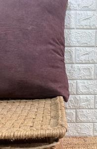 Solid Brown Corduroy Square <b>Cushion</b> Cover Modern Woven Throw Pillow Case <b>for</b> Sofa <b>Bed</b> Home Decor - Product Image 3