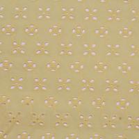 Tissu en coton peigné respirant et léger, broderie anglaise, motif imprimé, pour confection de robes femme et fille - En stock
