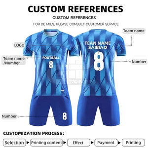 Ensemble uniforme de football pour hommes athlétiques, maillot et short respirants et à séchage rapide, parfaits pour l'entraînement, les matchs en plein air et les tournois - Product Image 2