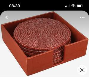 Posavasos Bordado con Cuentas de Diseño Personalizado, 5 mm de Grosor, Duradero, Estilo Bohemio, Decoración para Mesa de Hogar, para Fiestas, con Color Personalizable - Product Image 5