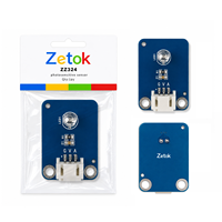 Zetok Petit module électronique numérique intelligent, capteur photo-résistance photosensible pour kit de démarrage PS03, programmation éducative